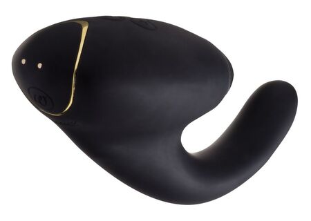 Чёрный стимулятор 2-в-1 для женщин Womanizer InsideOut